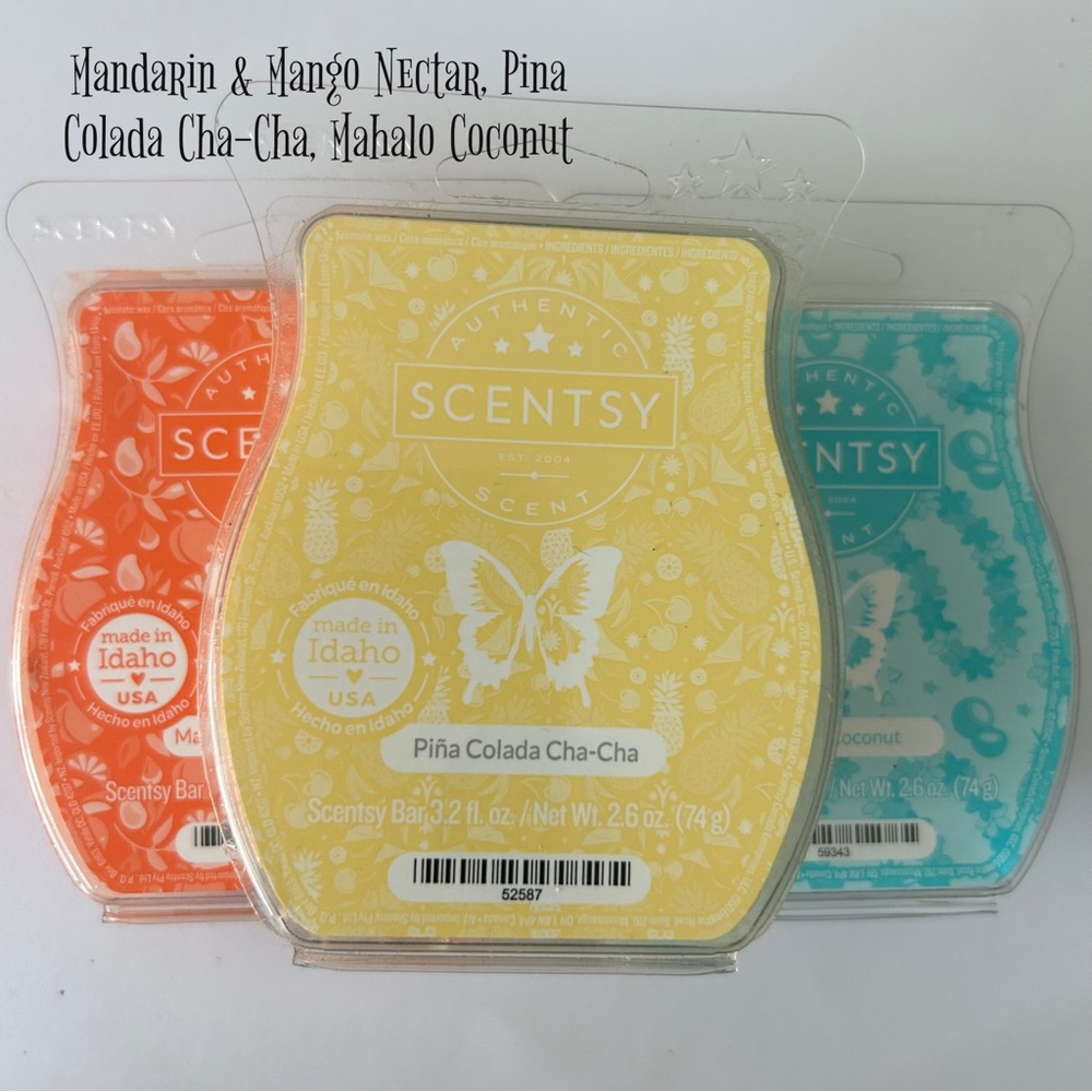 Scentsy Wax Bar Trio